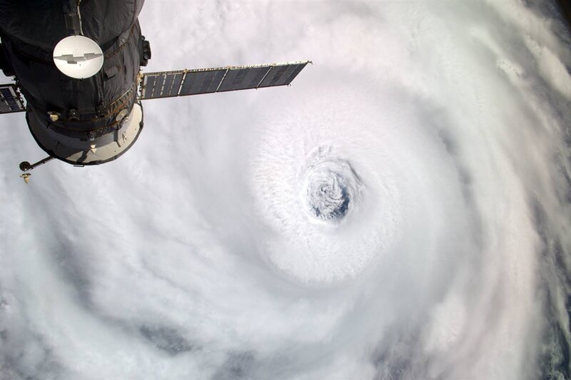 Hurricane from space
