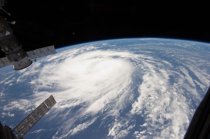 Hurricane from space