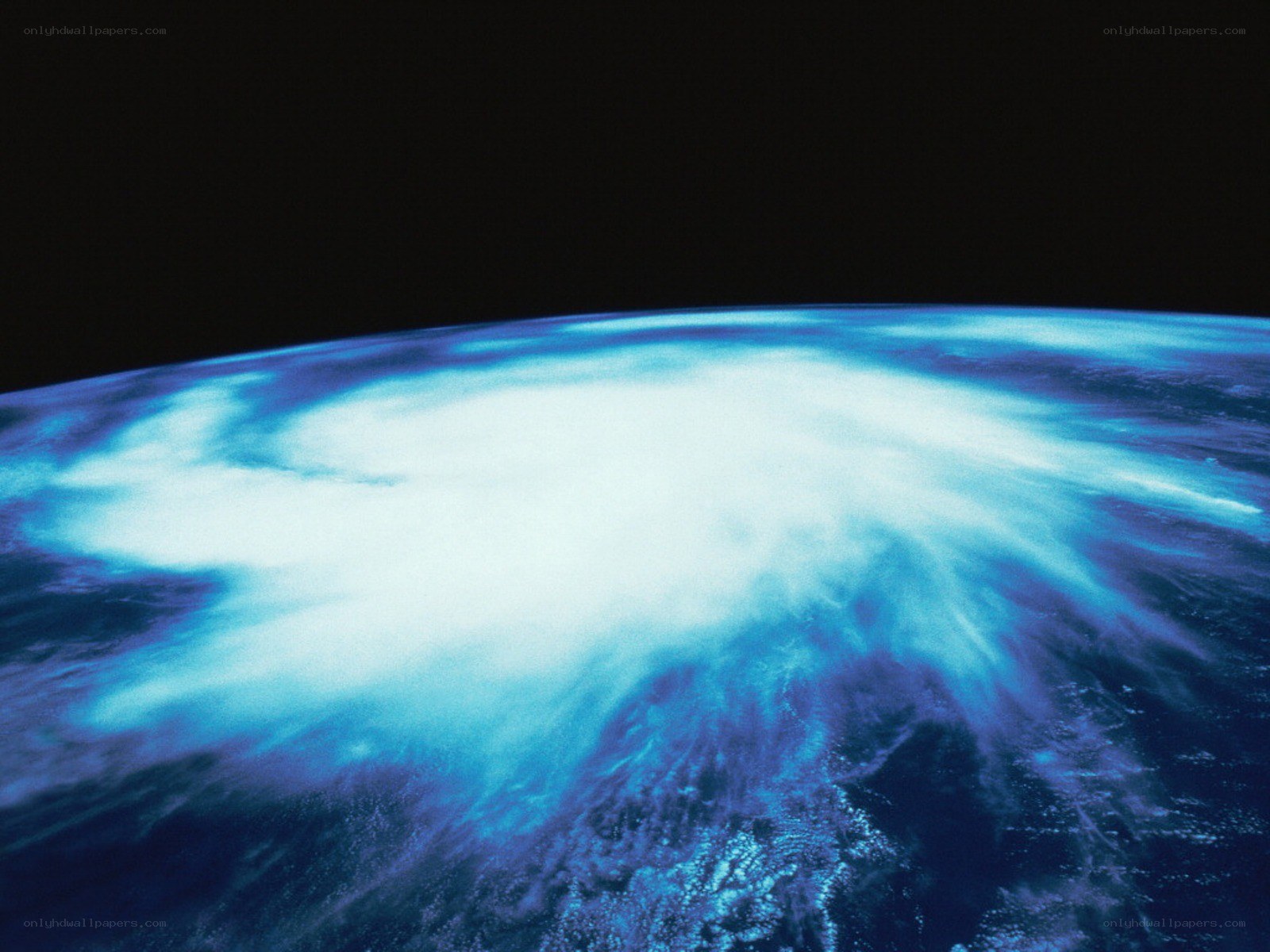 Hurricane from space