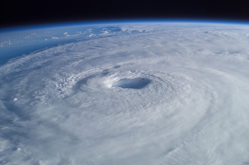 Hurricane from Space — Dramatic