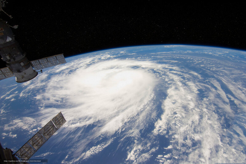 Hurricane from space