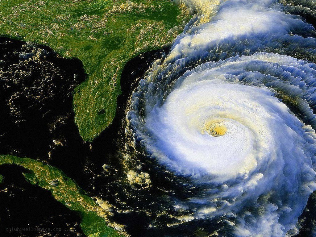 Hurricane over Florida