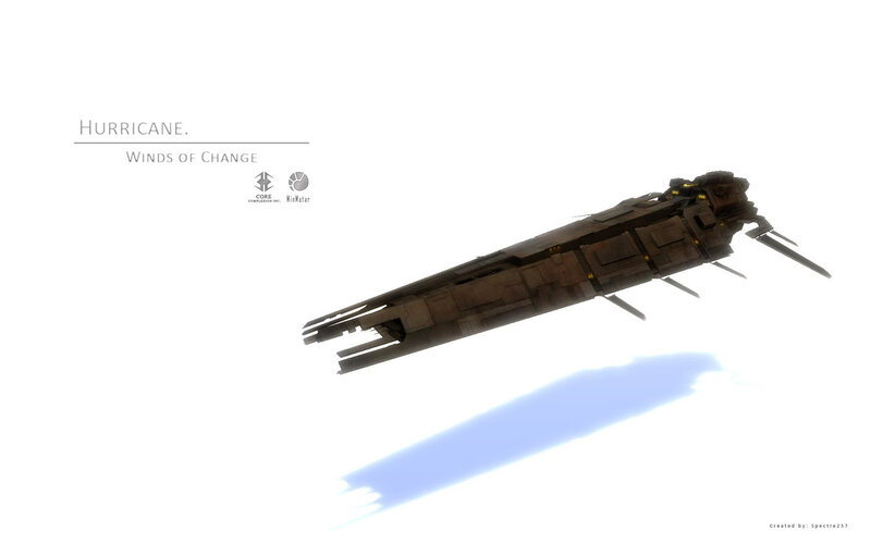 Hurricane spaceship concept