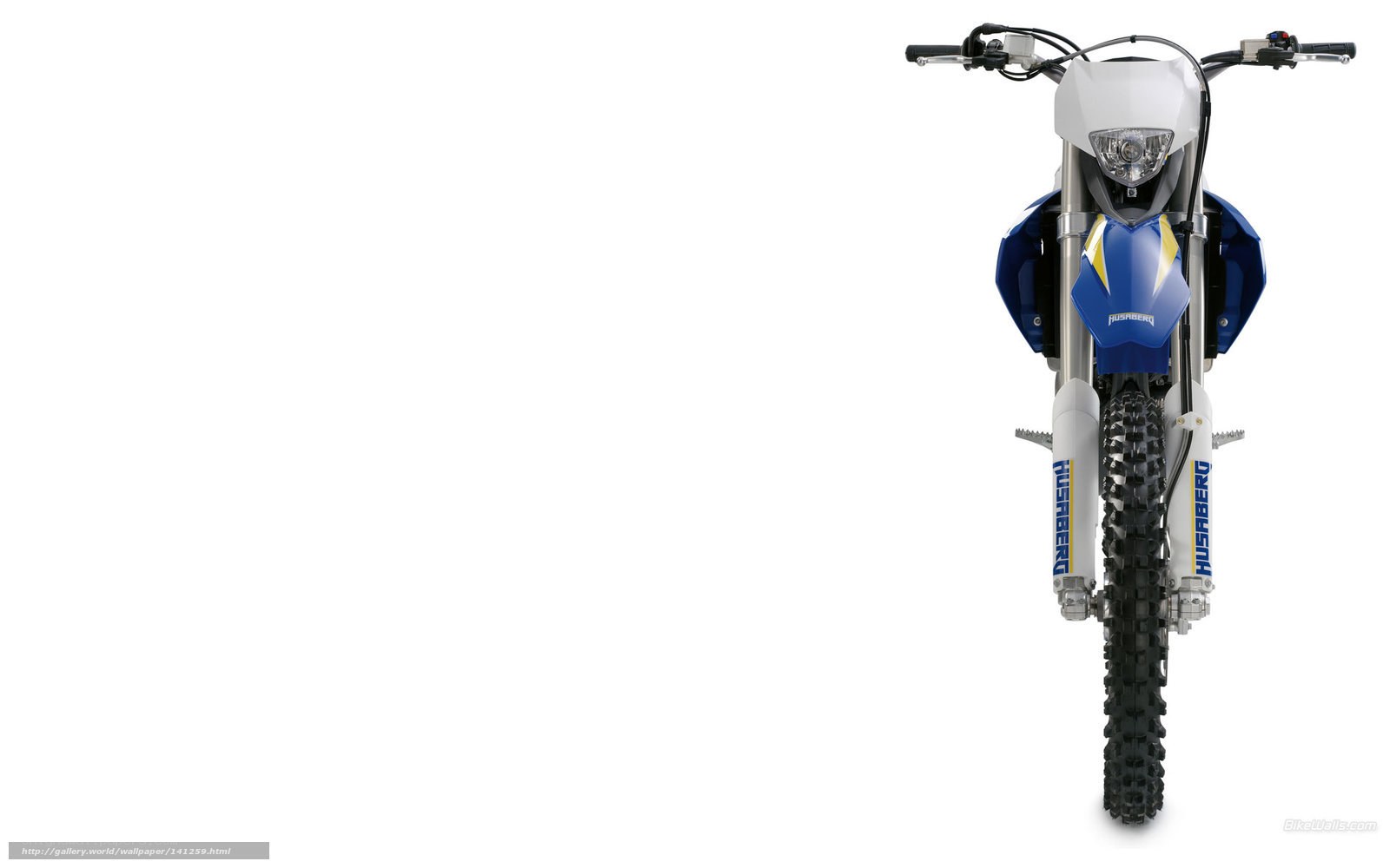 Husaberg dirt bike front view
