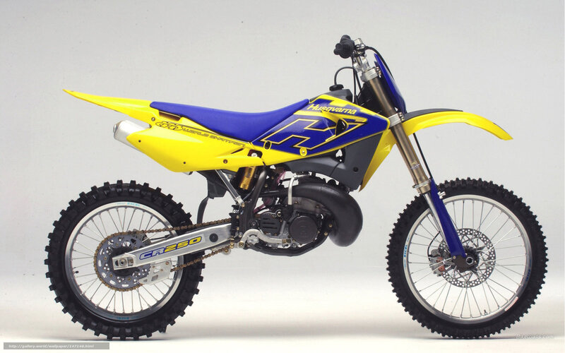 Husqvarna CR250 motocross bike