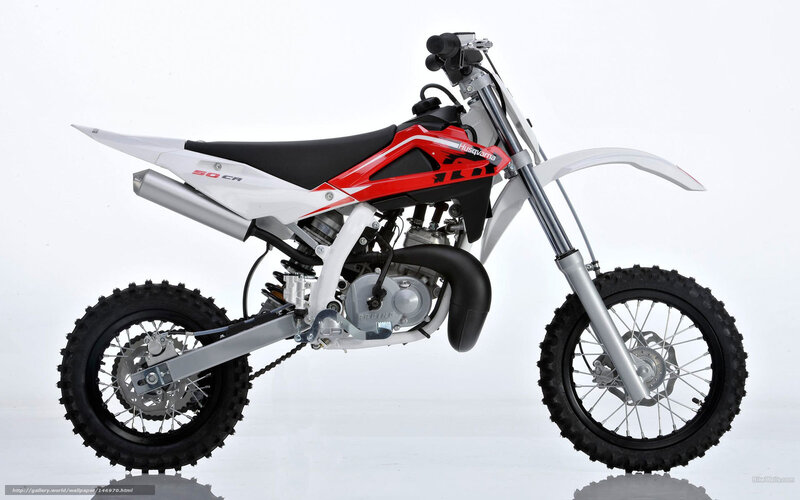 Husqvarna Dirt Bike — White, Neutral, Photograph, Motorcycle