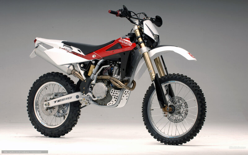 Husqvarna Dirt Bike — White, Neutral, Photograph
