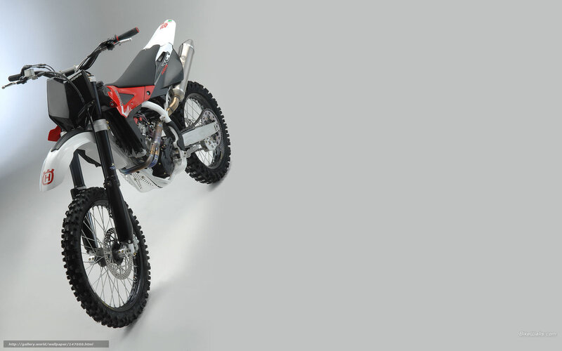 Husqvarna Dirt Bike — White, Neutral