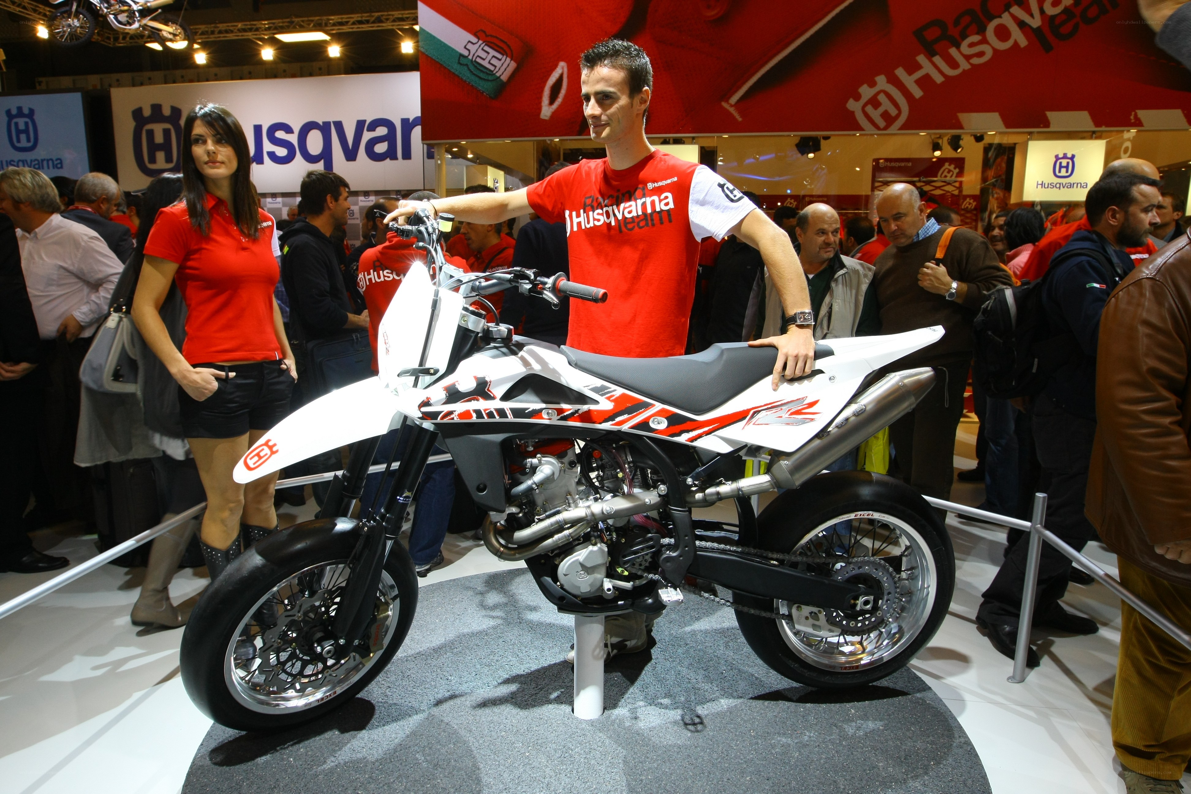 Husqvarna motorcycle display