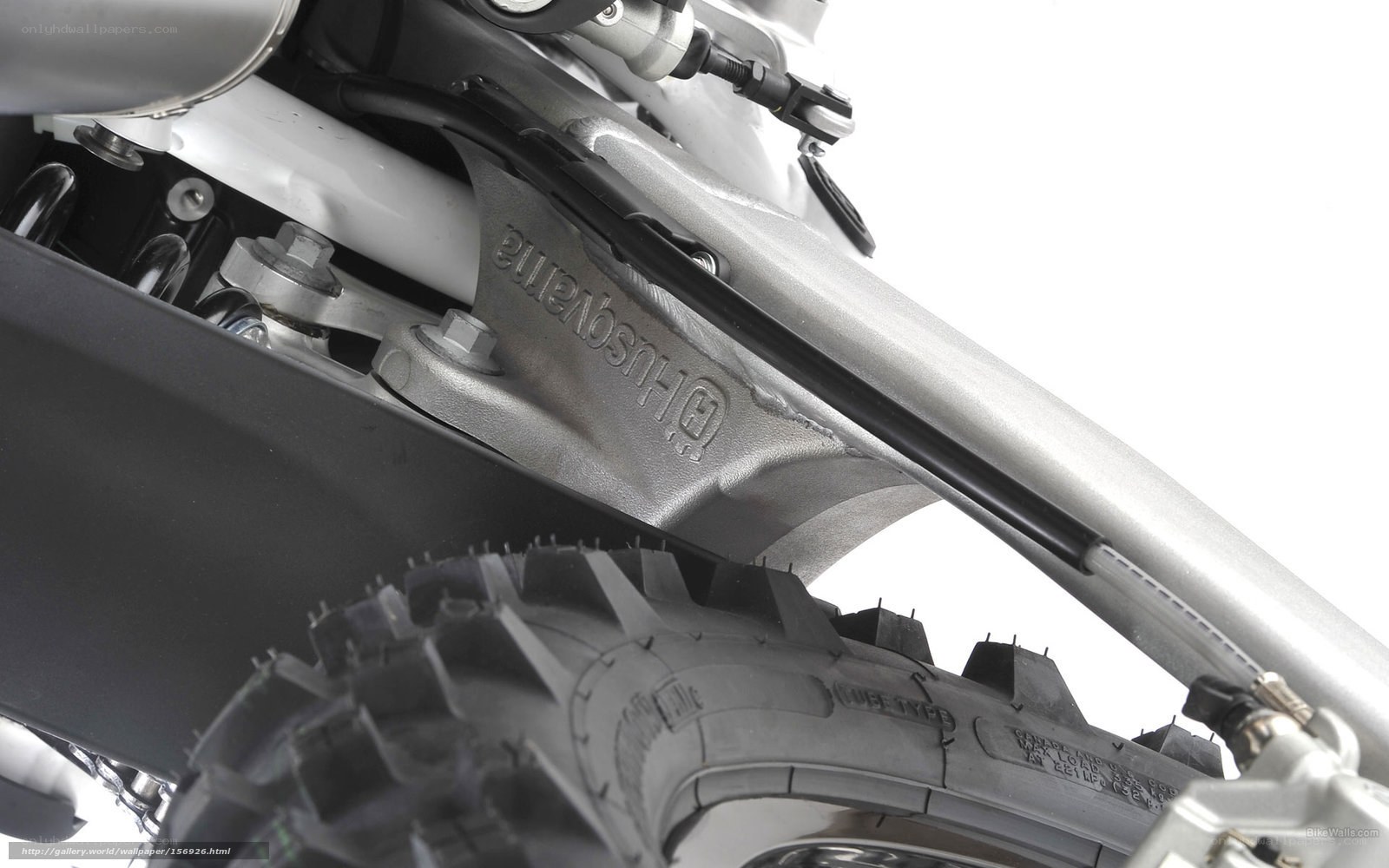 Husqvarna motorcycle engine detail