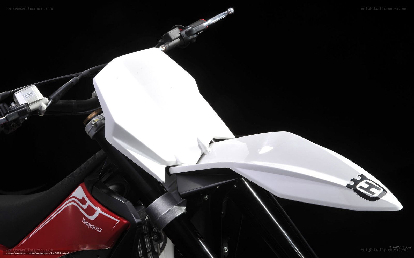 Husqvarna motorcycle front view