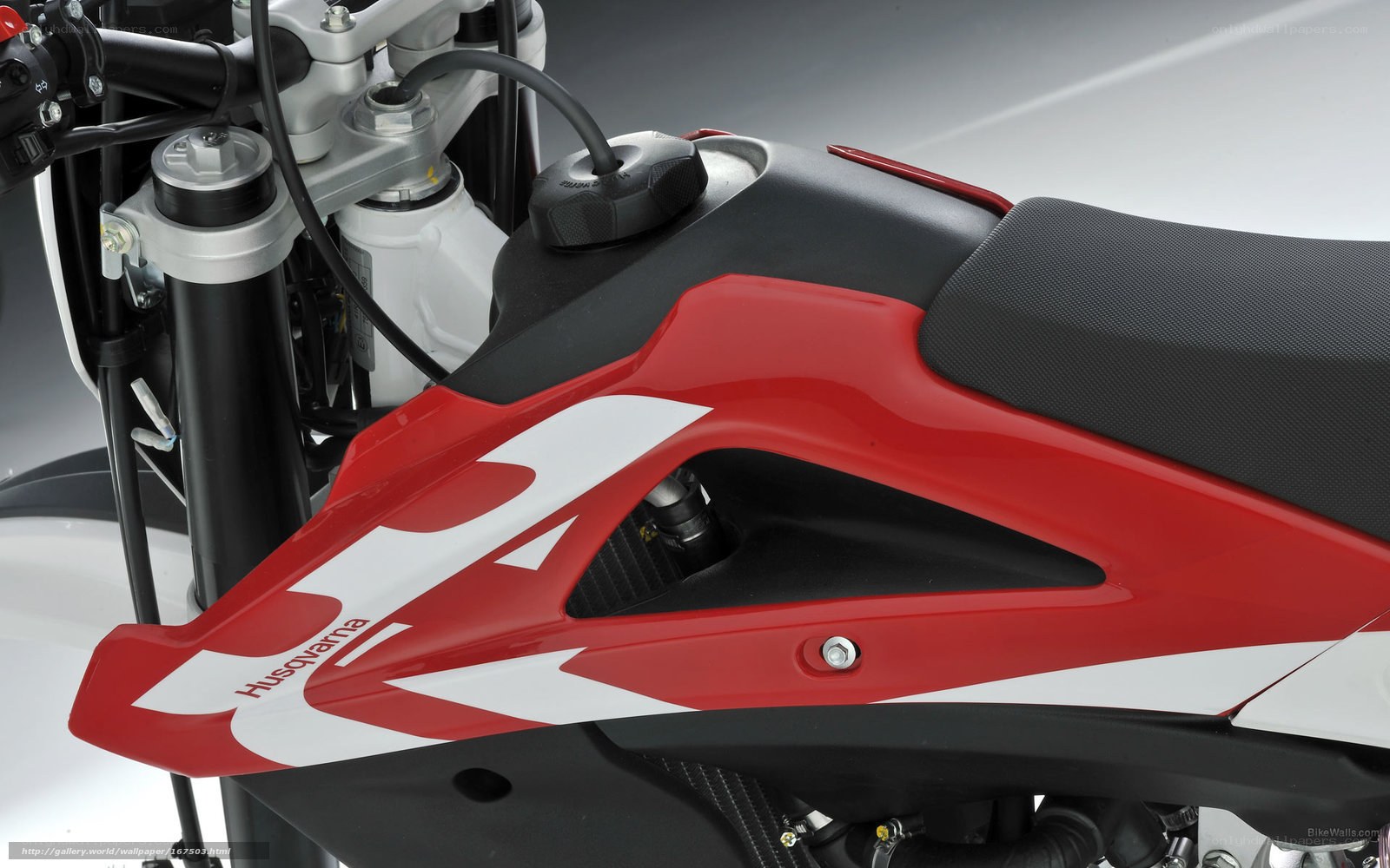 Husqvarna motorcycle fuel tank