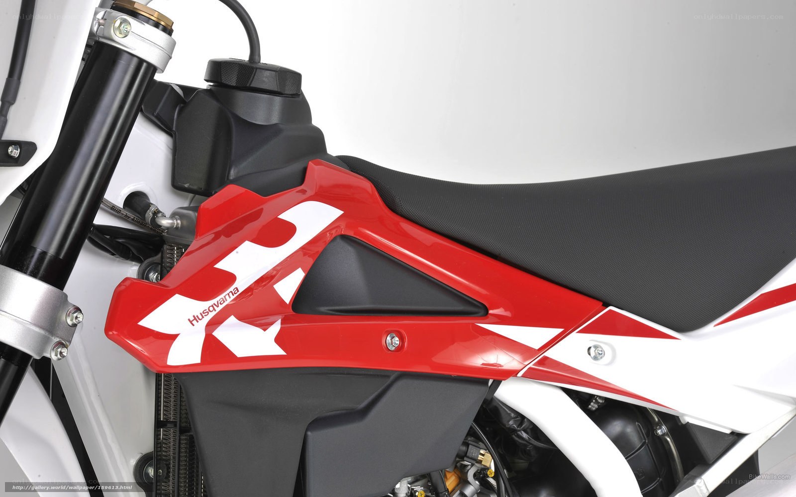 Husqvarna motorcycle side panel