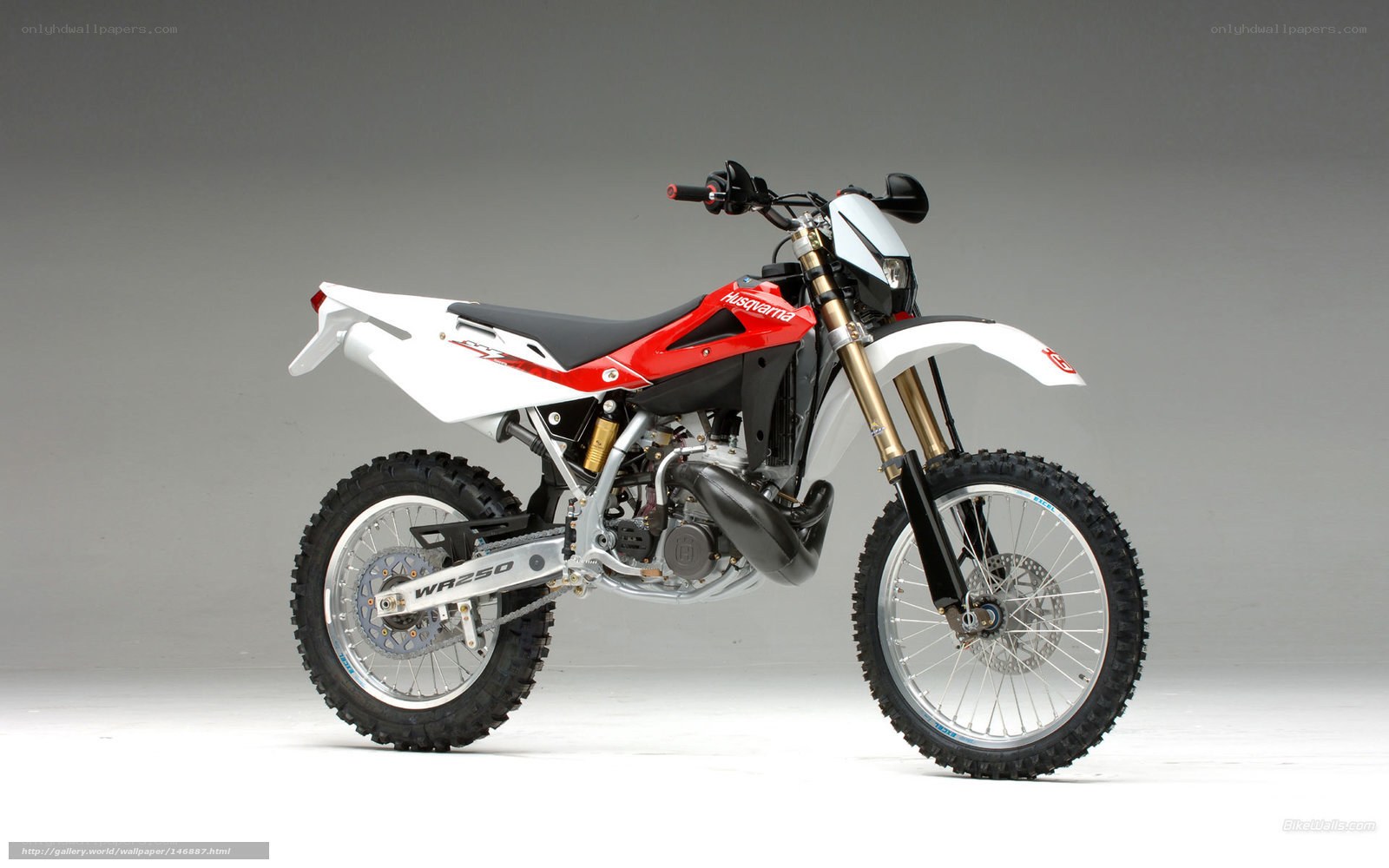 Husqvarna WR250 dirt bike