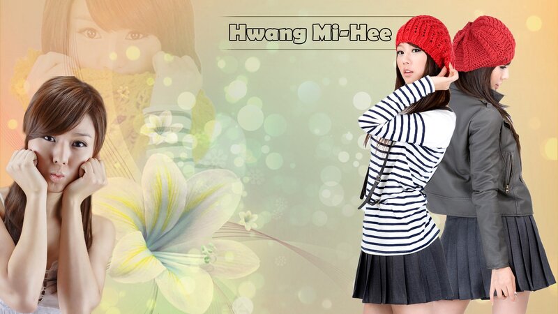 Hwang Mi-Hee fashion collage
