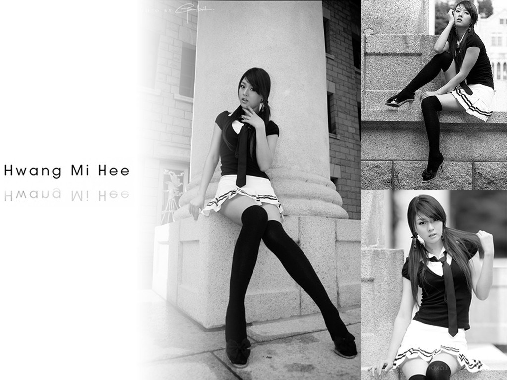 Hwang Mi Hee photo collage