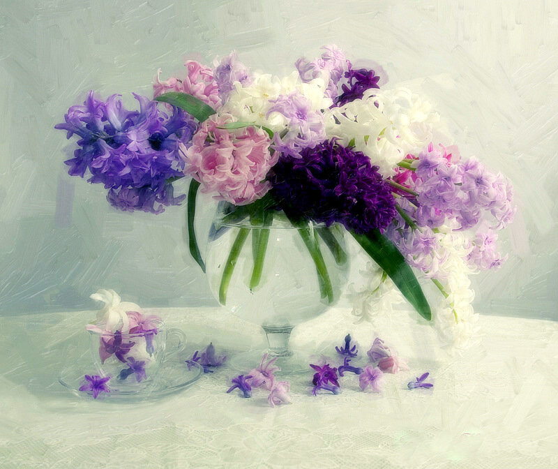 Hyacinth Bouquet in Vase