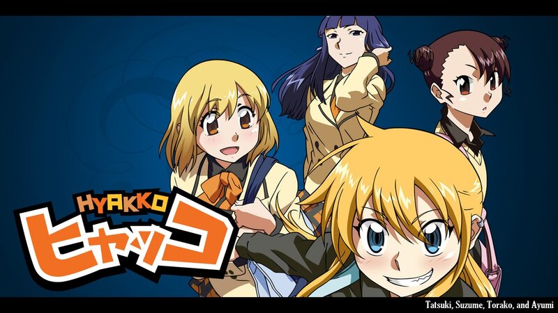 Hyakko anime characters