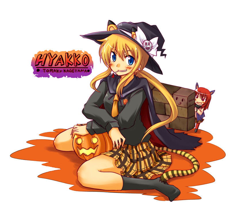 Hyakko in Halloween costume