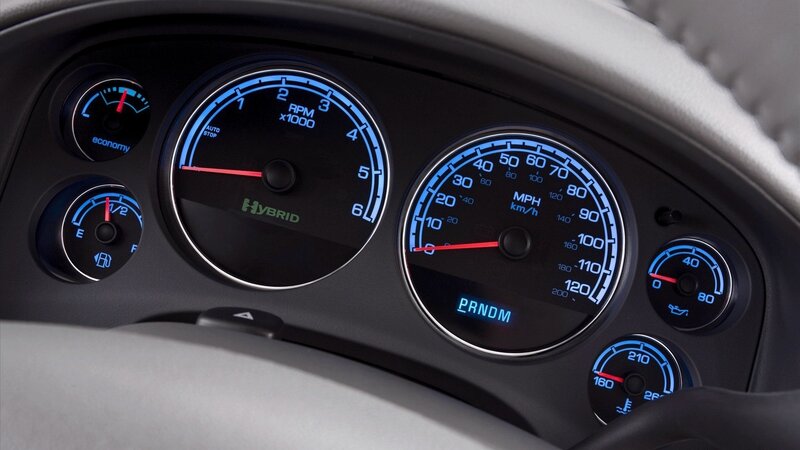 hybrid car dashboard