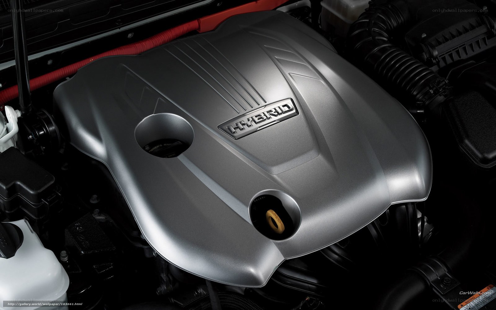Hybrid engine cover