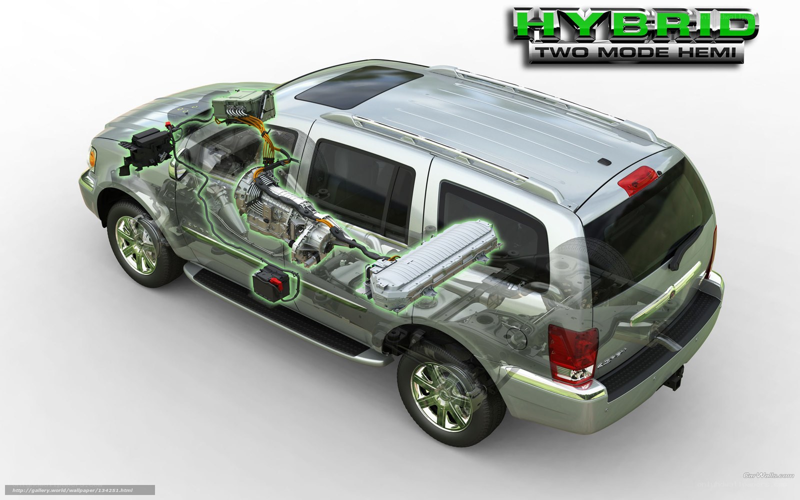 Hybrid Hemi SUV cutaway