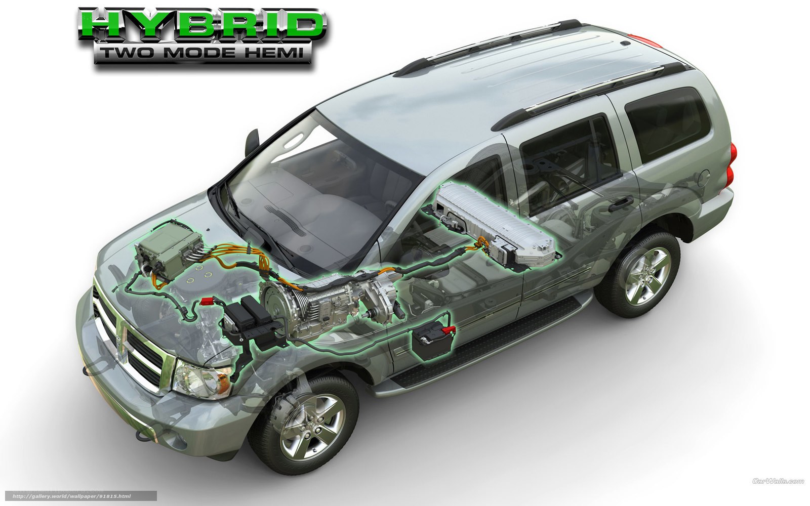 Hybrid SUV engine diagram