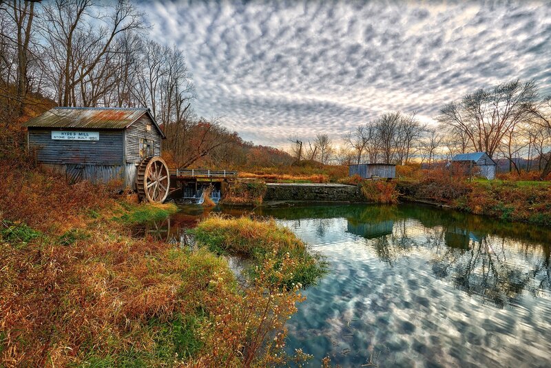 Hyde's Mill — Blue