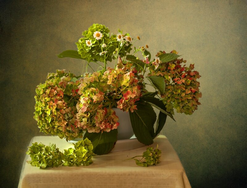 Hydrangea Bouquet — Green
