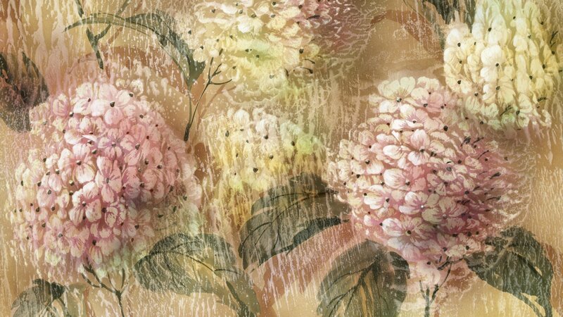 hydrangea floral pattern