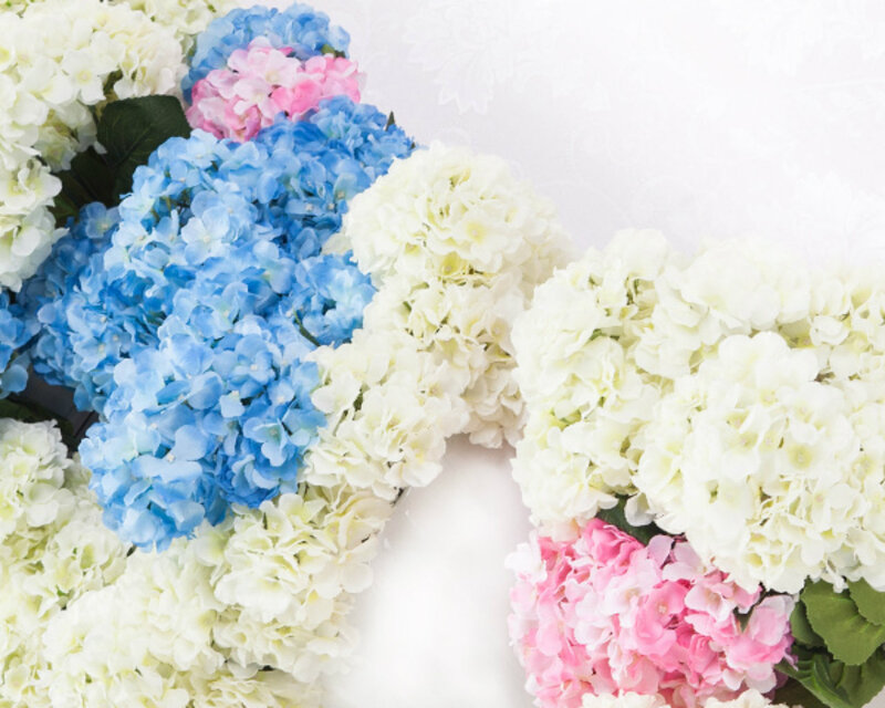 Hydrangea Flower Bouquet — Blue