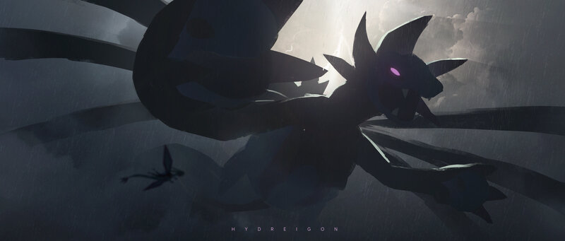 Hydreigon in Storm