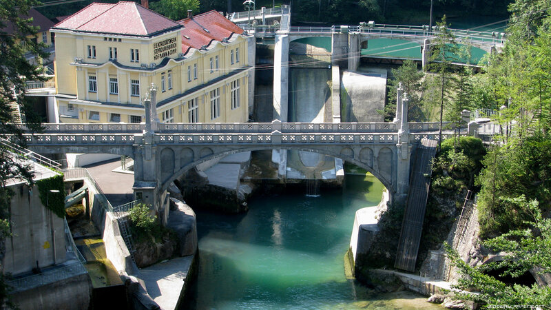 Hydroelectric Dam and Bridge