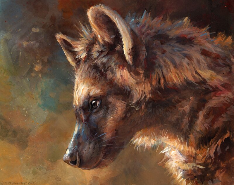 Hyena in Profile