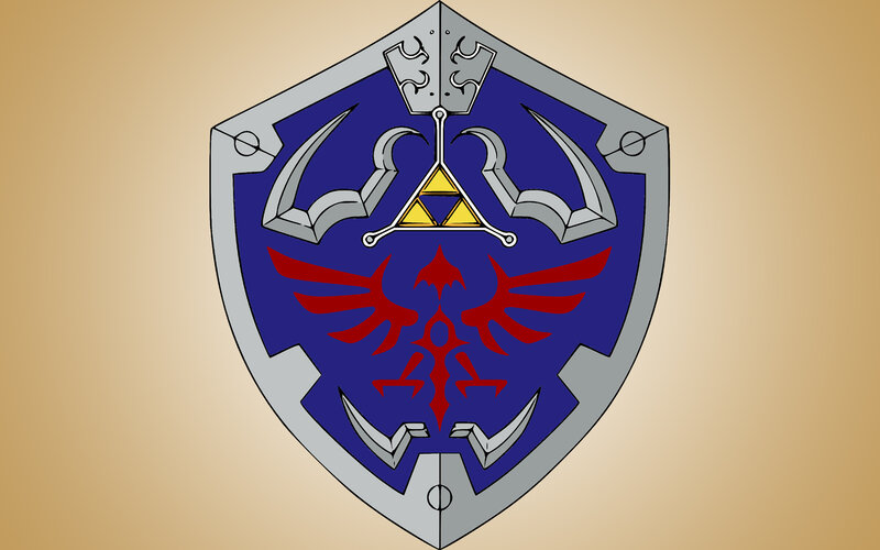 Hylian Shield with Triforce