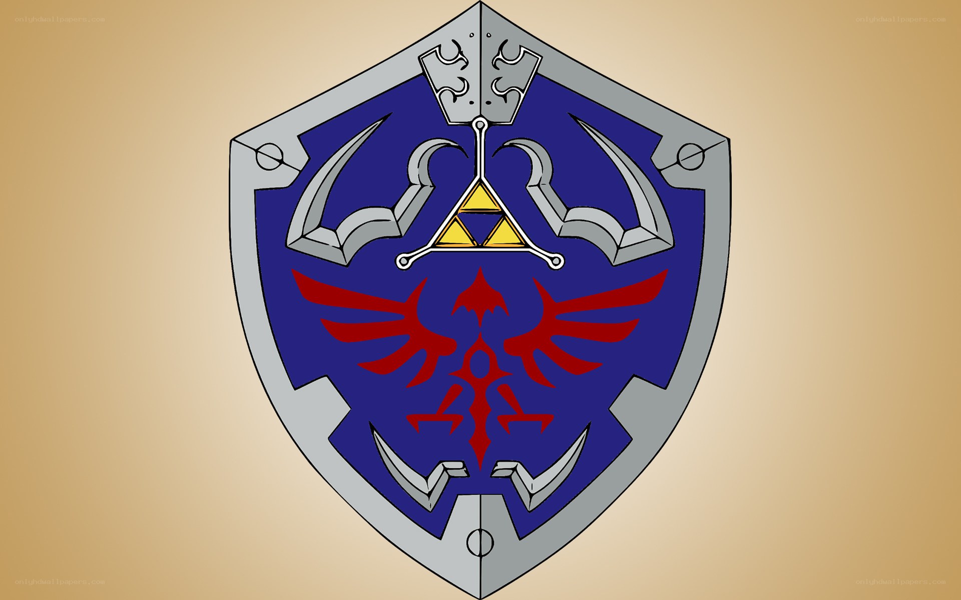 Hylian Shield with Triforce