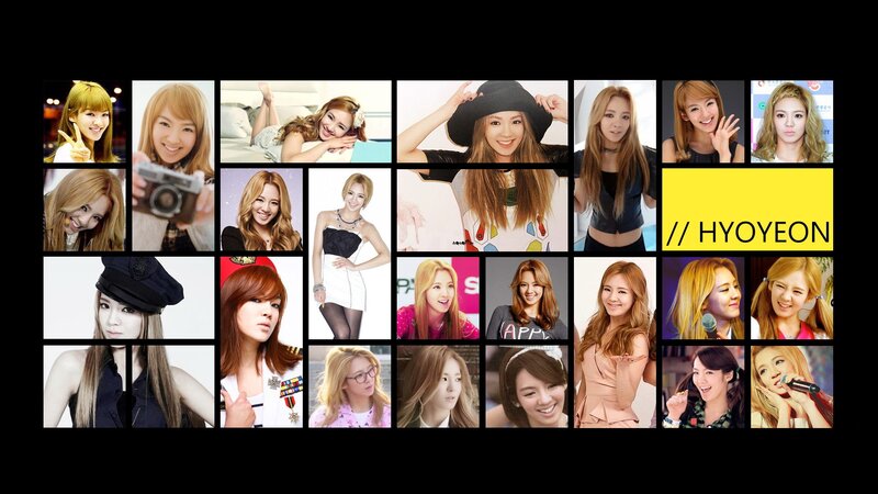 Hyoyeon photo collage
