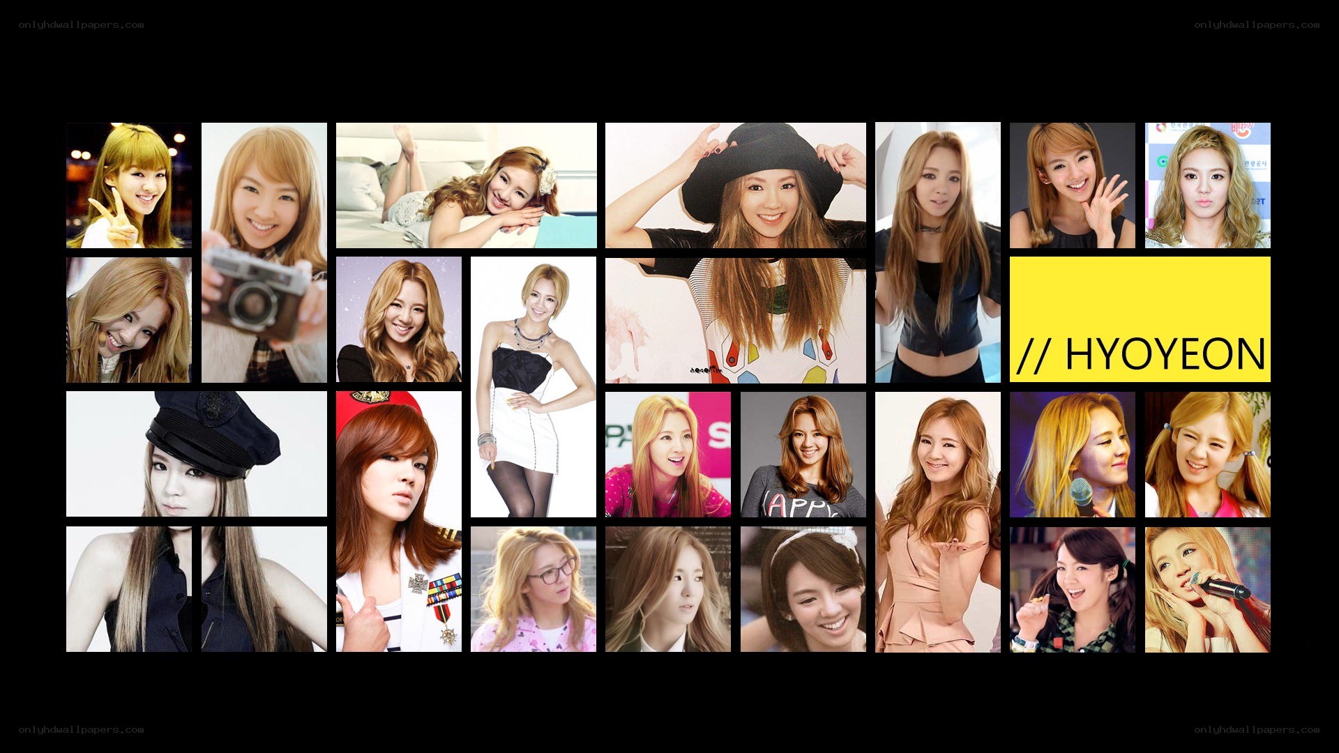 Hyoyeon photo collage