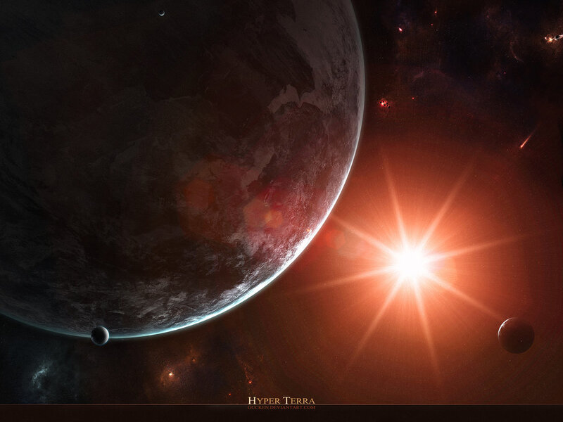 Hyper Terra Space Scene