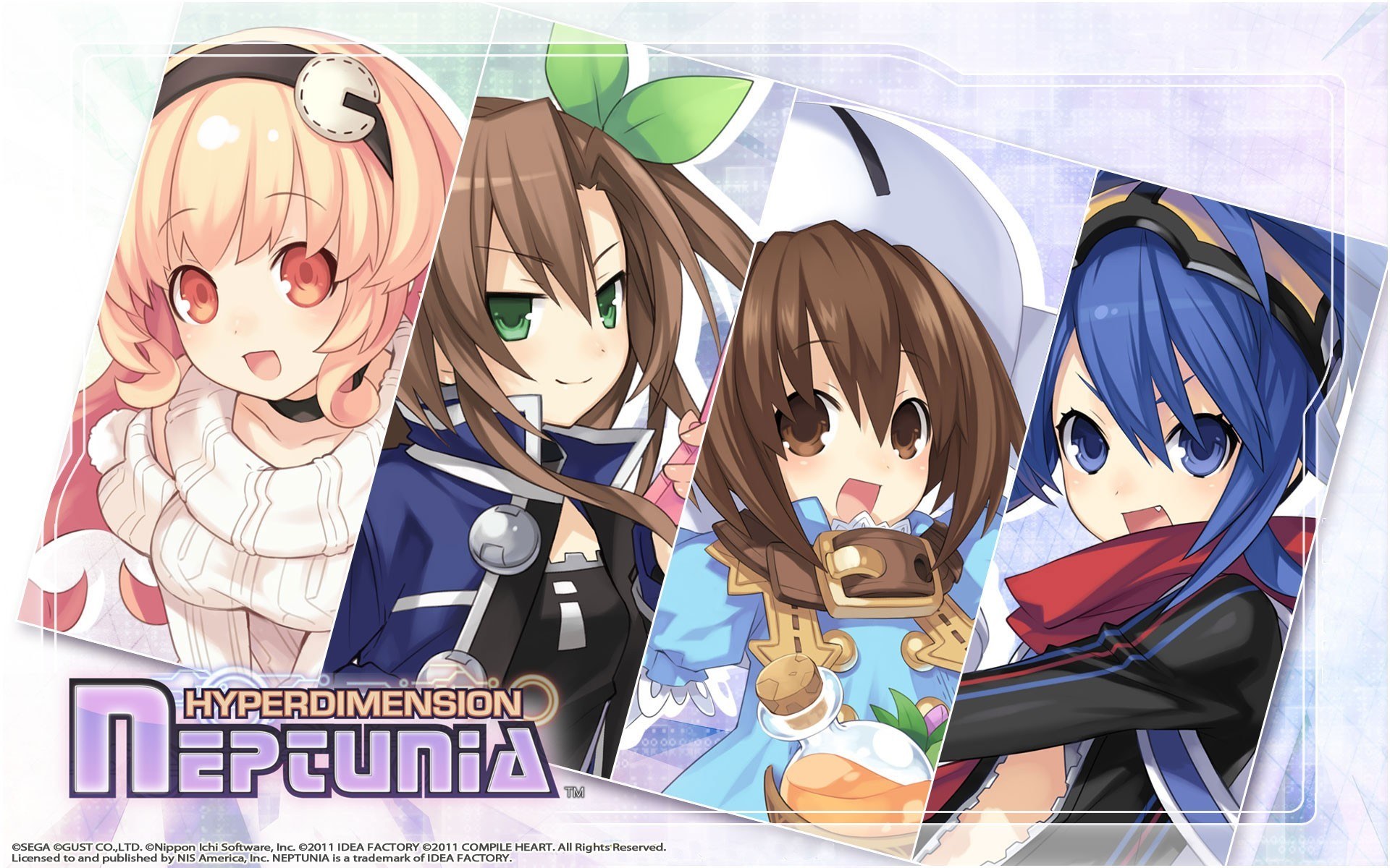 Hyperdimension Neptunia characters