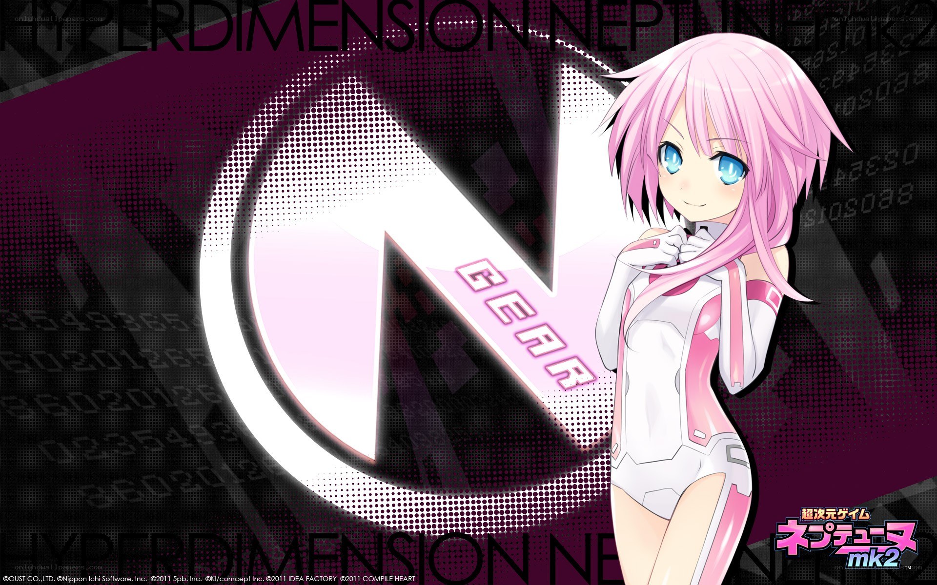 Hyperdimension Neptunia mk2 character art