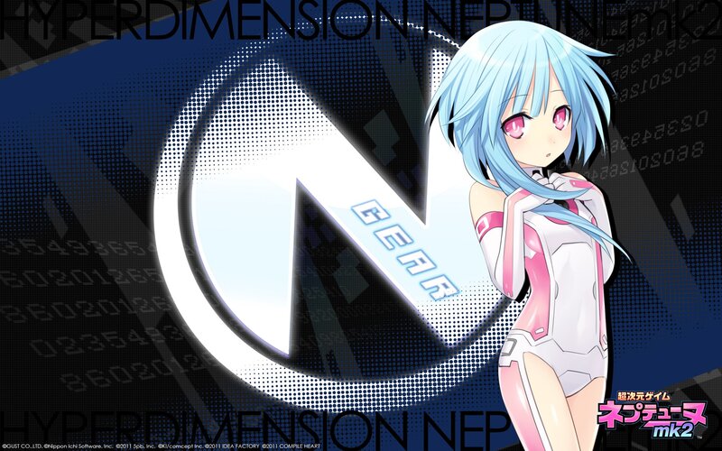 Hyperdimension Neptunia mk2 character art