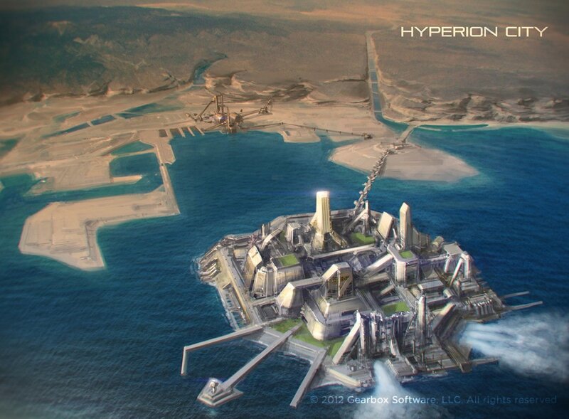 Hyperion City concept art