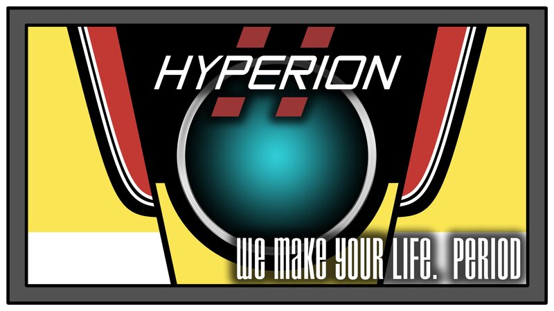 Hyperion logo and slogan