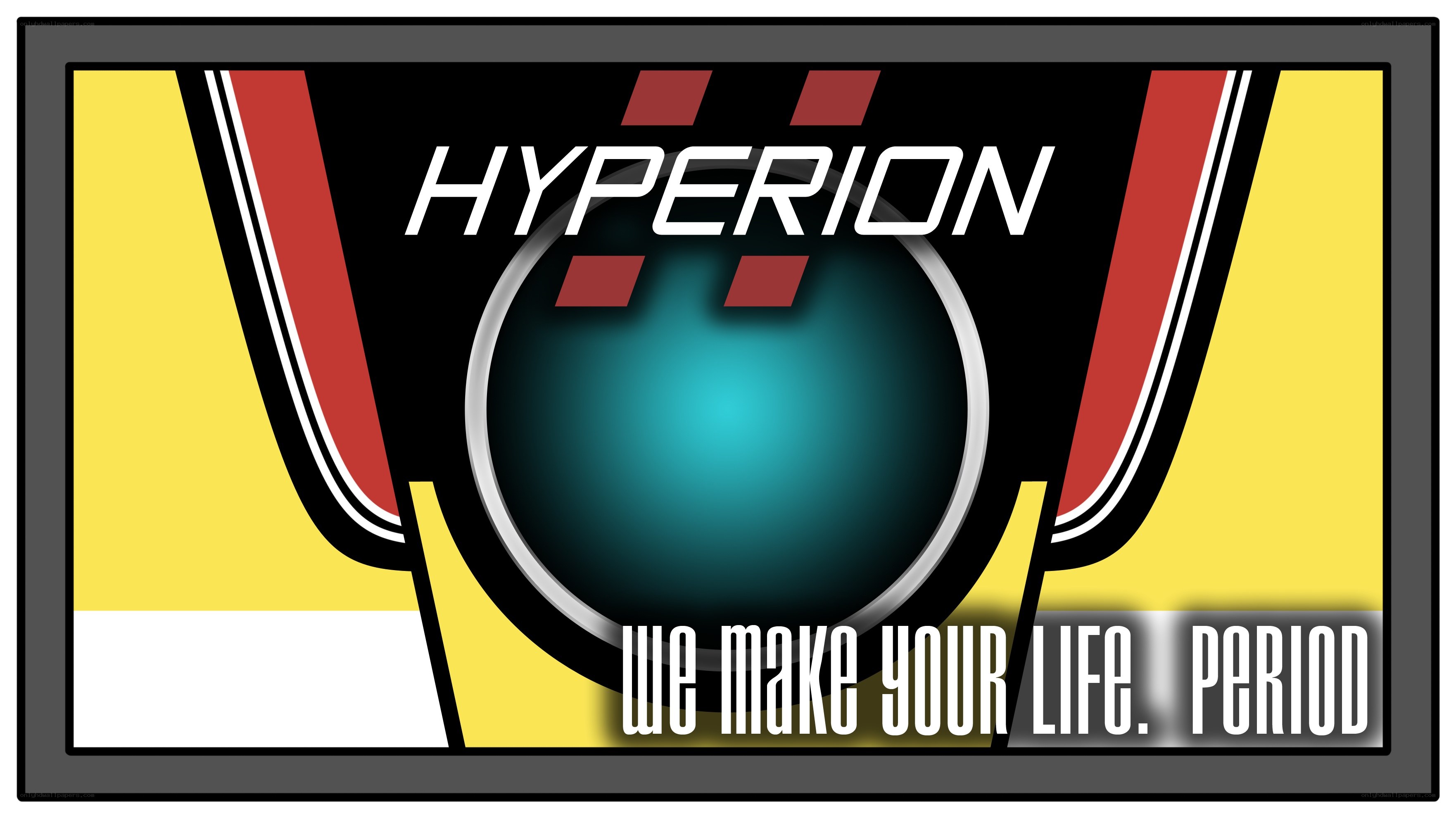 Hyperion logo and slogan