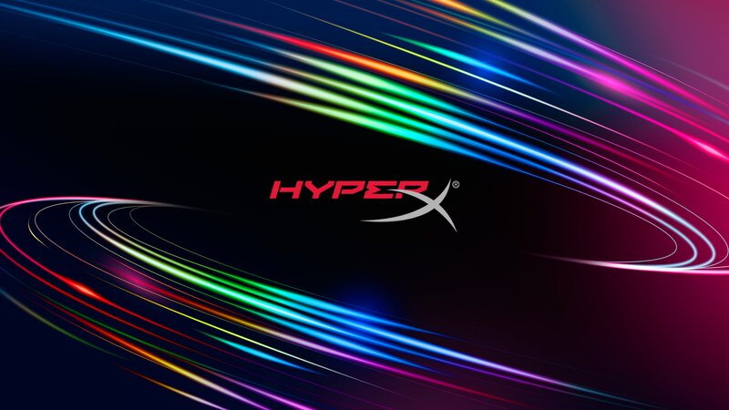 HyperX Logo with Light Streaks