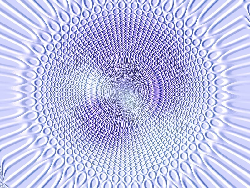 hypnotic blue spiral pattern