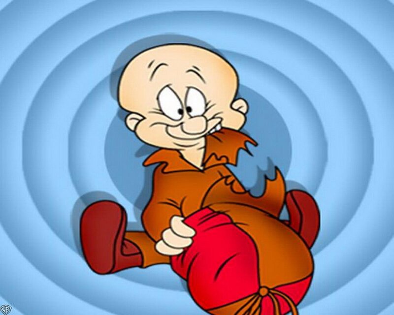 Hypnotic cartoon character