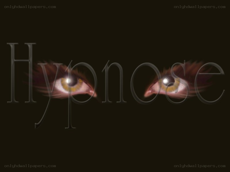 hypnotic eyes with text