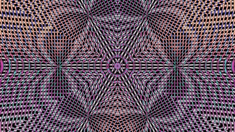 hypnotic geometric pattern